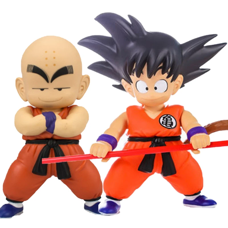 

Dragon Ball Childhood Version Master Roshi Budo Suit Son Goku Kuririn Chiaotzu Figure Model Ornaments Children's Birthday Gifts