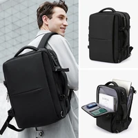 35l expandable large capacity travel backpack 16 anti theft laptop backpack men waterproof fashion usb charging male bag