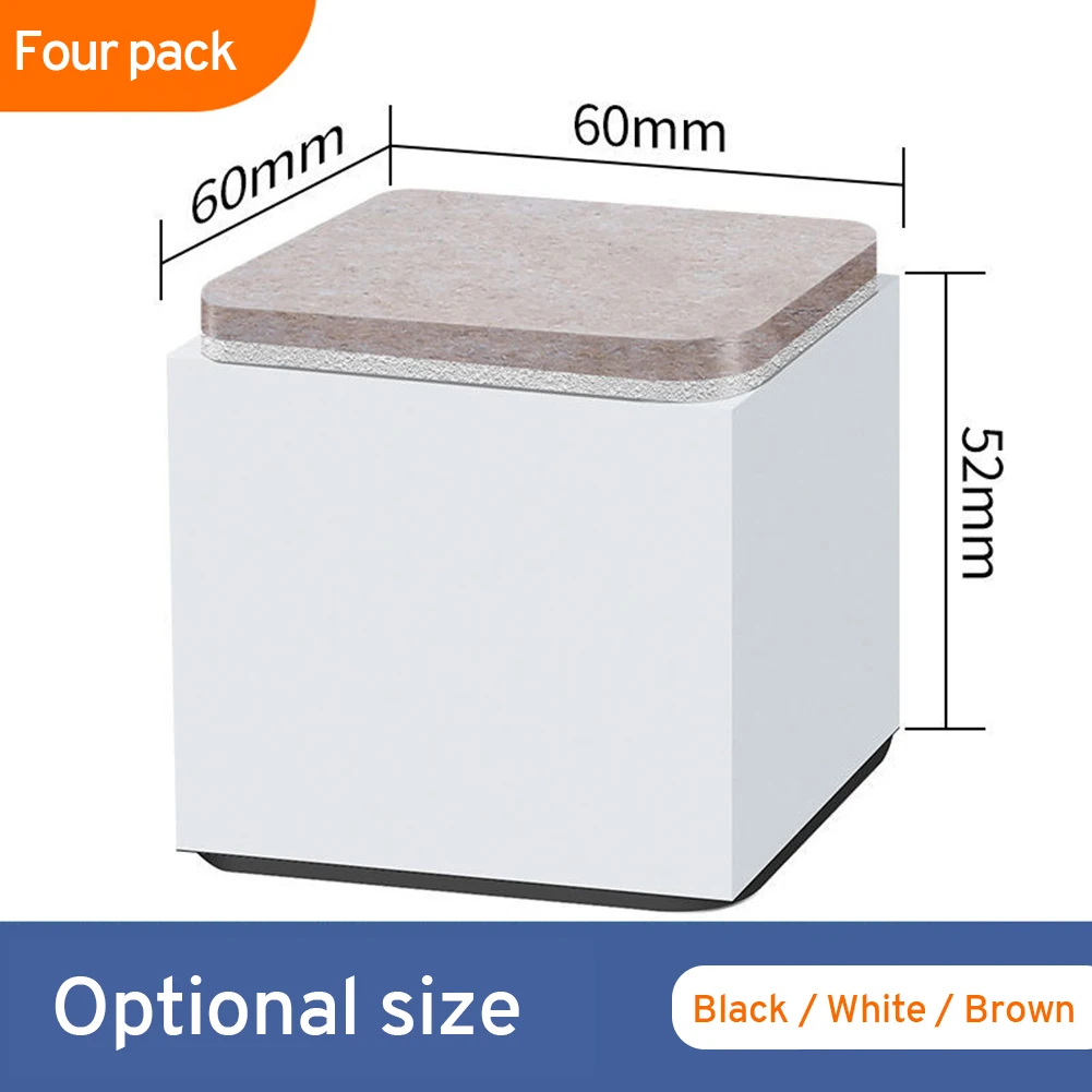 Furniture Risers Bed Riser Chair Leg Lifts Couch Lifters Increase Height Storage Space Desk Table Feet Bedding Accessories | Мебель