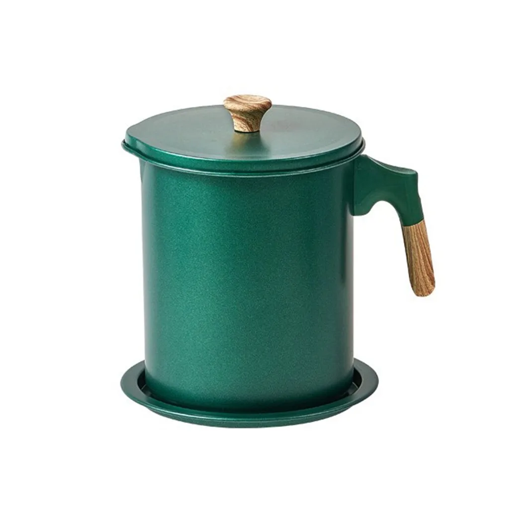 

Aluminum & Stainless Steel Cooking Oil Storage Strainer Grease Pot Filter Can Oil Separator Storage Tank Kitchen Tools