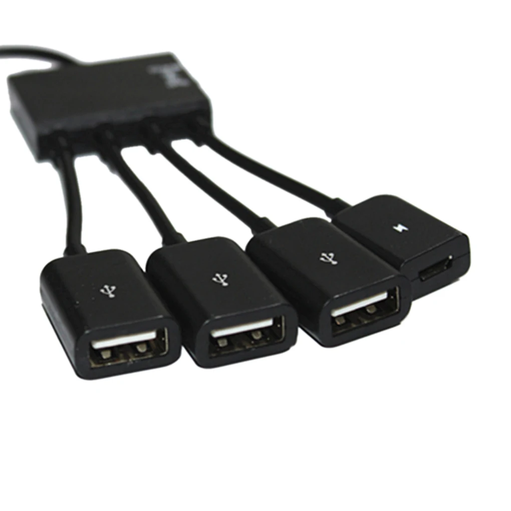 Type C Male To 3 USB Femal 1 Micro высокоскоростной разветвитель кабель для синхронизации
