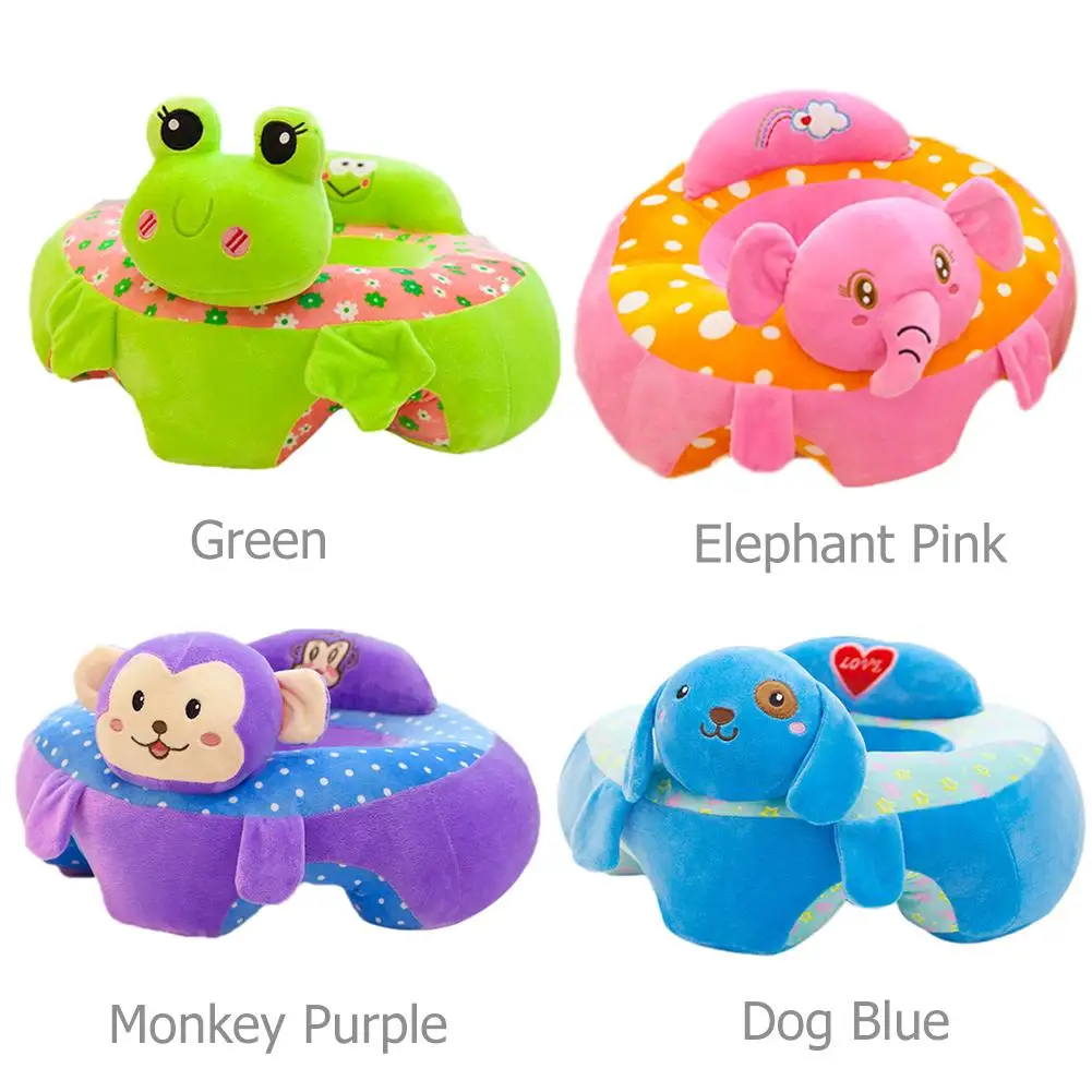 

Baby Seat Sofa Support Cover Case Plush Chair Cartoon Seats Sofa Cover Skin for Infant Learning To Sit Baby Plush Nest Puff