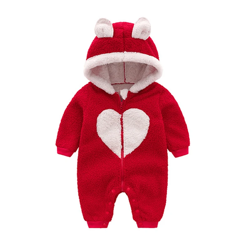 IYEAL для новорожденных детская зимняя куртка с капюшоном милыми ушками Одежда