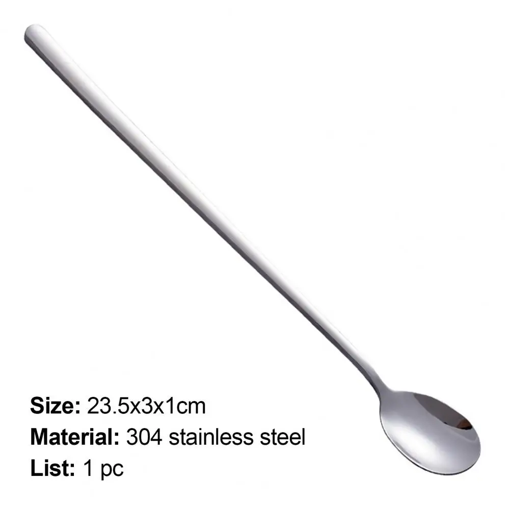 

Luxury Stainless Steel Spoon Breakfast Coffee Milk Tea- Juice Stirring Spoon Office Household Durable Teaspoon