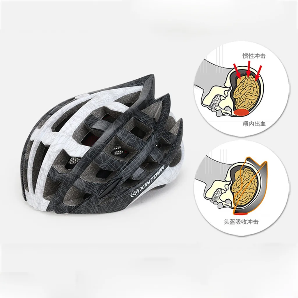 Мягкие вентиляционные велосипедные шлемы дышащие мужские и женские задний