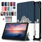 Kawaii Cat Unicorn Tablet Funda для Amazon Fire HD10 чехол 2021 детский складной чехол для Amazon Fire HD 10 Plus чехол 2021 10,1 11th