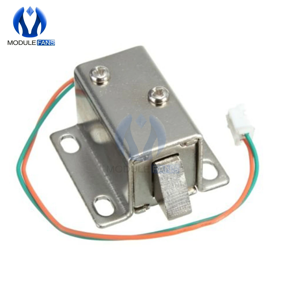 Электрический электромагнитный замок 12 В постоянного тока со шпунтом вверх для