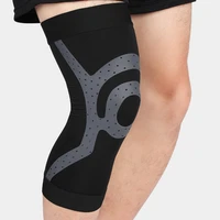 knitted sports knee support protector breathable anti slip sports lengthen unisex for basketball knee pads cycling gym fitness