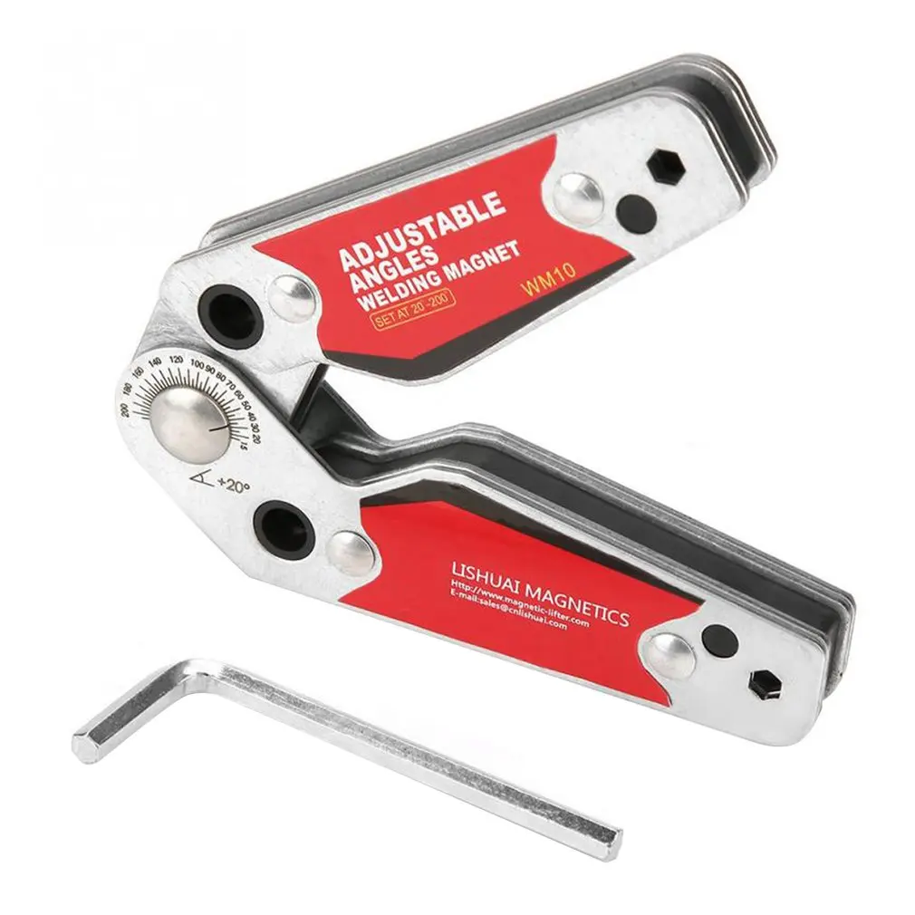

Магнитный держатель, фиксатор, угловой сварочный магнит, 20-200 градусов, регулируемые углы, магнитный зажим, сварочный держатель WM10discount