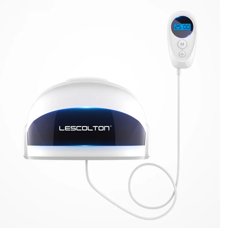 

Lescolton инфракрасный лазерный повышает волос быстрое отрастание шлем 650nm лазерный диод Терапии Волос Rrowth анти-выпадения волос устройства