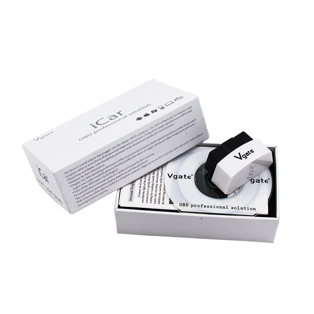 Автомобильный диагностический сканер Vgate Icar 3 ELM327 OBD2 Bluetooth Wi Fi V2.1 для