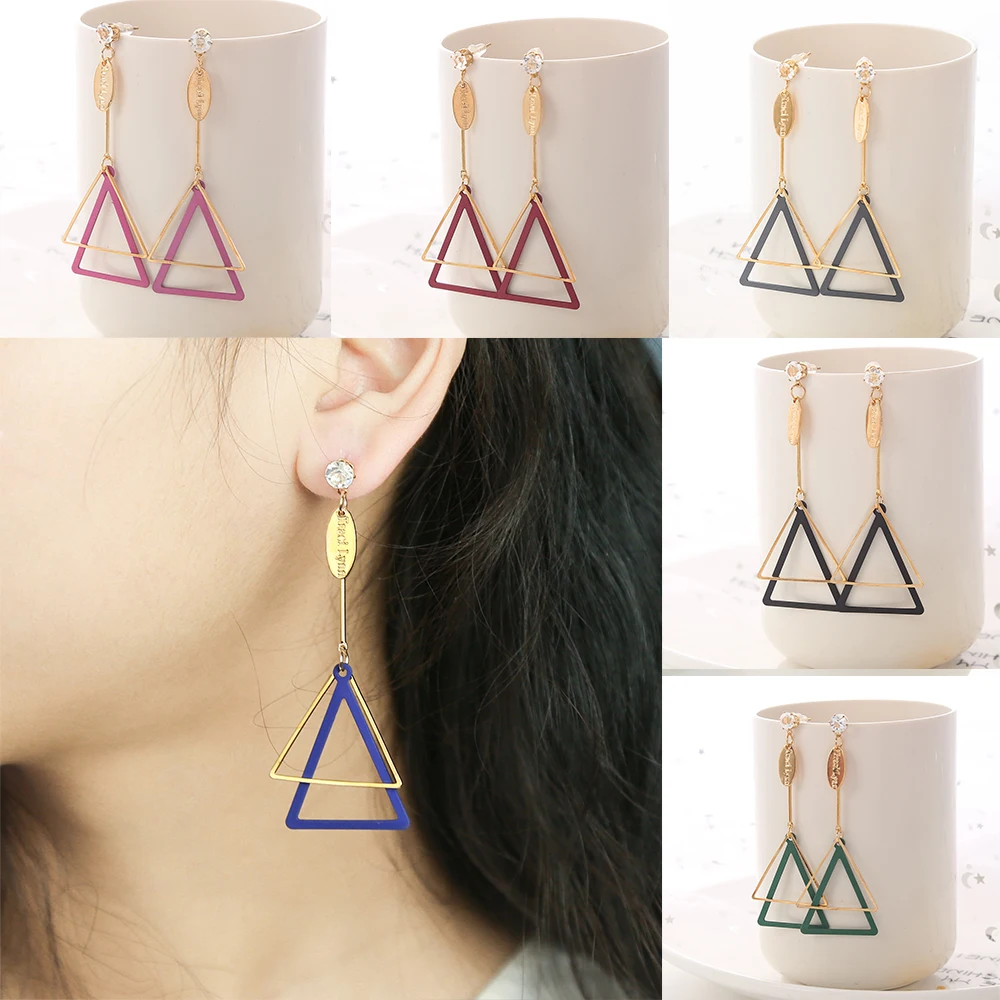 Женские серьги подвески из цинкового сплава висячие ювелирные украшения в