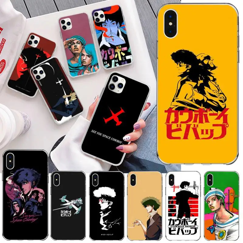 

USAKPGRT Cowboy bebop clea Phone Case for iphone 12 pro max mini 11 pro XS MAX 8 7 6 6S Plus X 5S SE 2020 XR cover