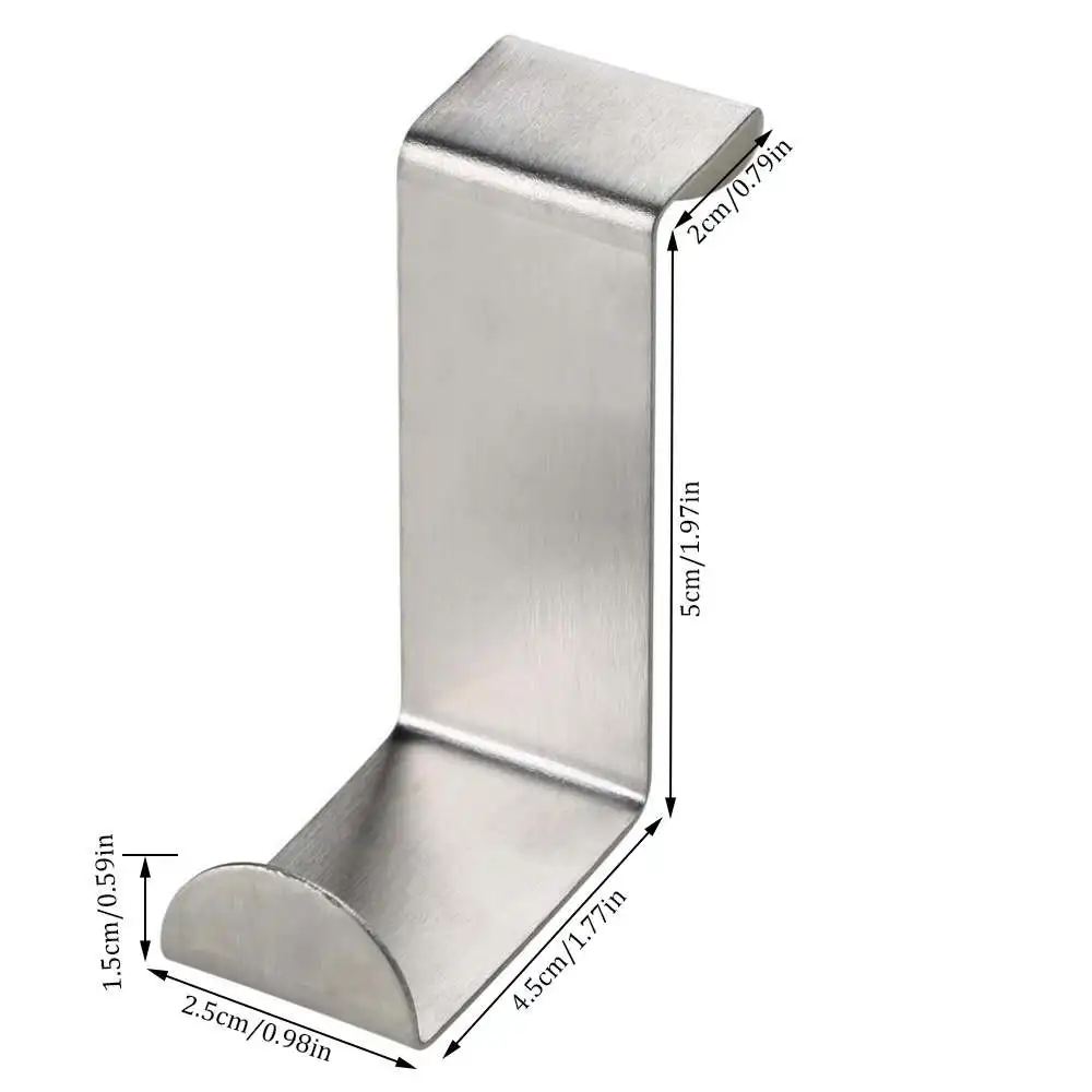 2 шт. крючок для домашней кухни из нержавеющей стали самодержатель вешалка одежды