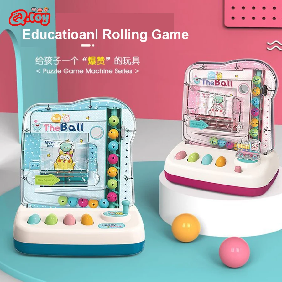 

Montessori Educational Puzzle Rolling Ball Toy Track Ball Parent-child Interactive Game Machine Children's Day Gift Toy