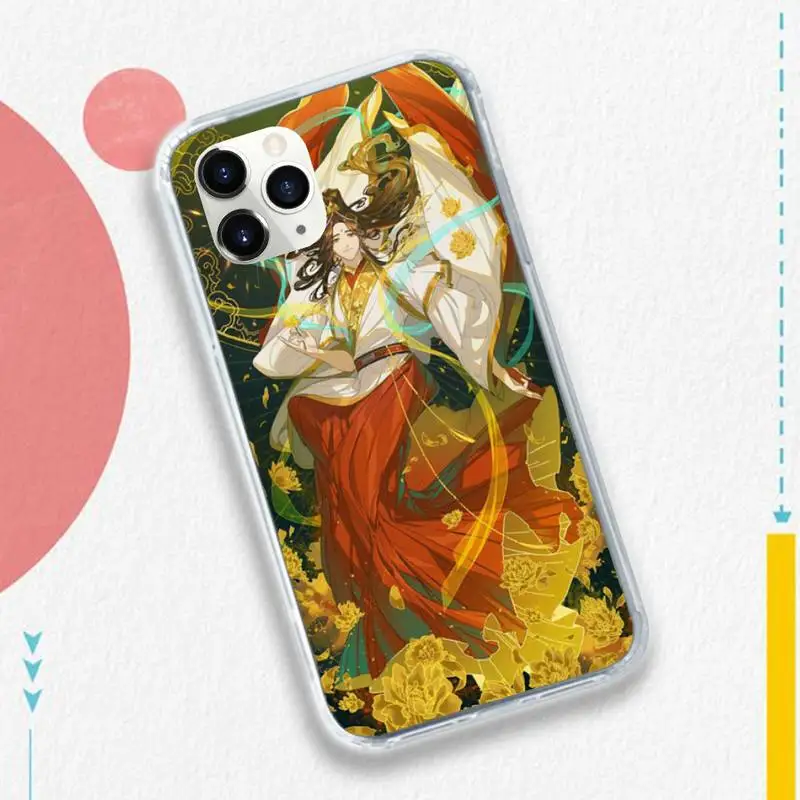 

Tian Guan Ci Fu anime hua cheng xie lian Phone Case for iPhone 11 12 mini pro XS MAX 8 7 6 6S Plus X 5S SE 2020 XR