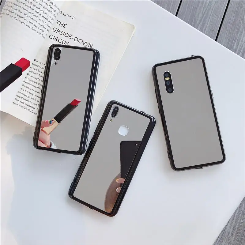Покрытие Силиконовая задняя крышка для Huawei Xiaomi mi 9T 9 Honor 8 Lite 6X 5X Red mi K20 Примечание iPhone 7 6 Plus 5 iPad Pro 4X 5A 6A Pro 7A полный мягкий, зеркальный, из ТПУ чехлы