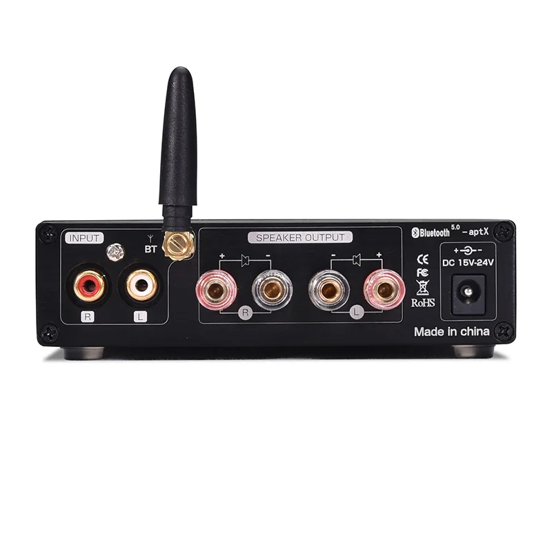 2*100 Вт двойной TPA3116 Bluetooth 5 0 APTX мягкий пусковой аудио стерео усилитель ES9018K2M ЦАП