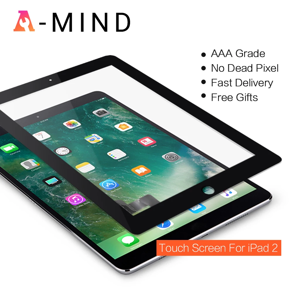 9 7 &quotпротестированный Новый для iPad 2 2nd Gen A1395 A1396 A1397 LCD Внешний сенсорный экран
