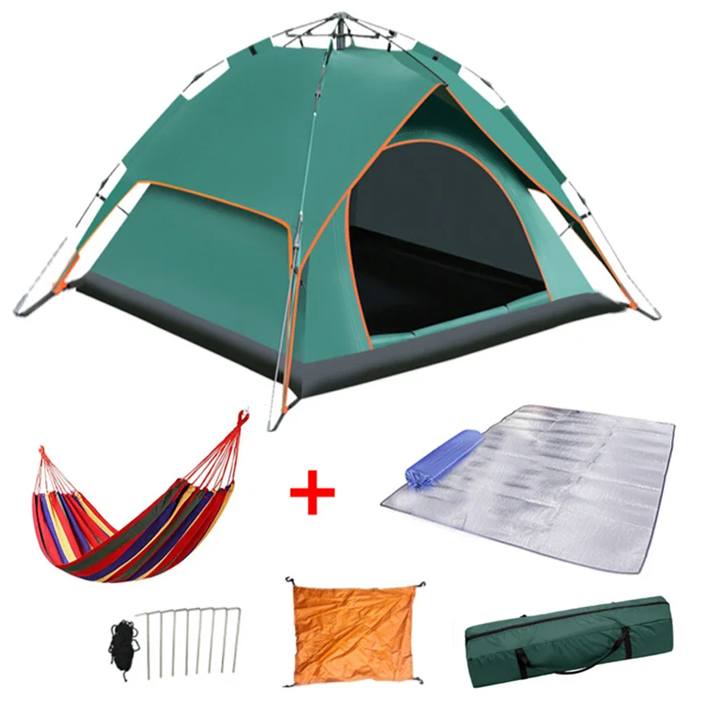 

Desert Field Camping Automatic Tent 4 Person Camping Tent Convenient For Setting Portable Backpack Shading Traveling And Hiking
