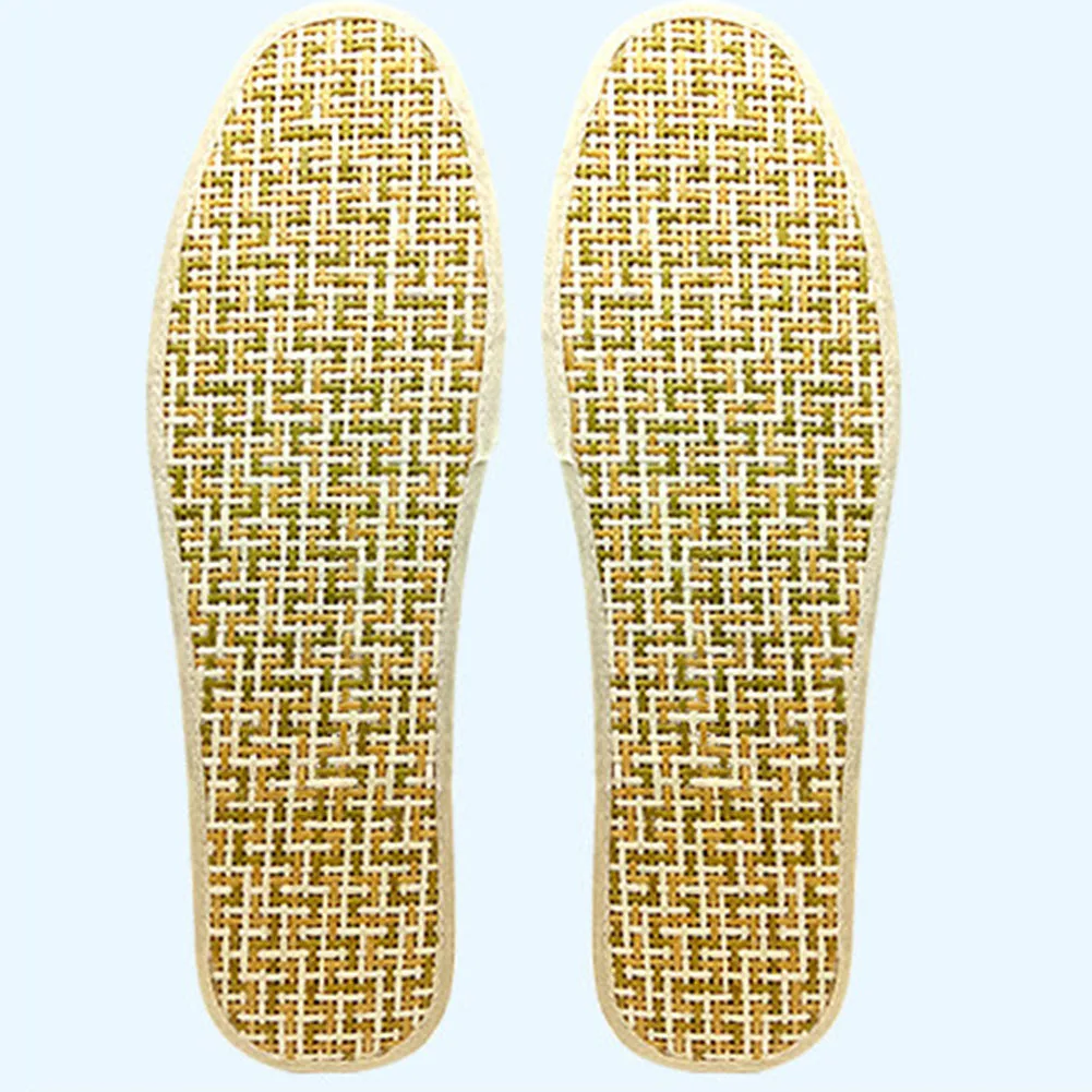 Стельки унисекс из бамбукового угля и льна дышащие антибактериальные удобные