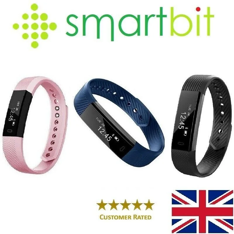 

SMARTBIT FITNESS TRACKER SPORTS ACTIVITY STEP COUNTER FITBIT SMART WATCH BAND