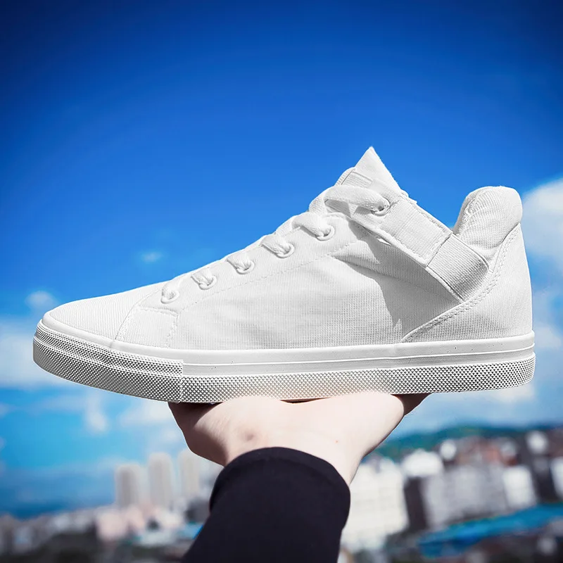 

Men's Casual Shoes Autumn Shoes Men High Quality Fashion Black Shoes High Canvas Shoes Men Non-slip Wear Shoes for Men Platform