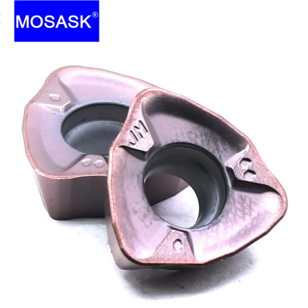 MOSASK 10PCS AJX Face Milling Cutter JOMW 0803 06T2 JDMW 09T3 1204 1405 Carbide Inserts CNC Machining Tools Fast Feed Mill Tool |
