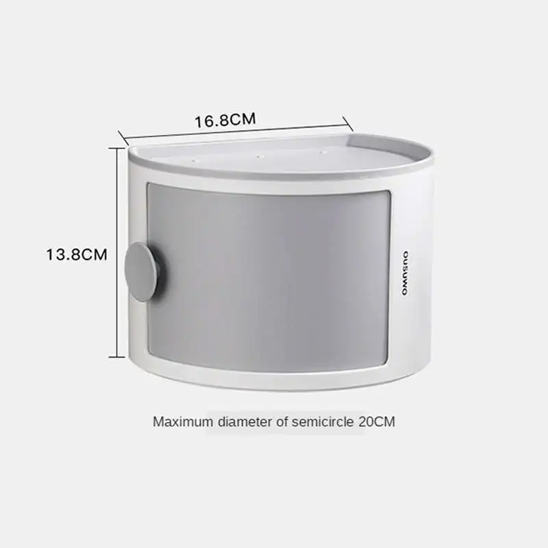 

Toilet Paper Holder Waterproof Wall Mounted For Toilet Paper Tray Roll Paper Tube Storage Box Tray Tissue Box Shelf Bathroom