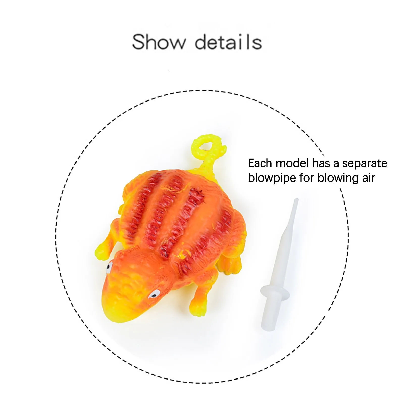 

12Pc Children Kids Toy Funny Blowing Animals Toys Dinosaur Anxiety Stress Relief Inflatable Squeeze Ball Balloons Novelty Toys50