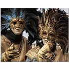 Картина для рисования по мотивам венецианского карнавала, квадратная, 5d