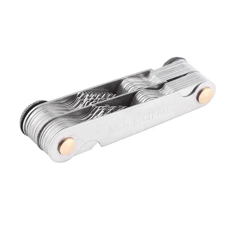 Метрический Британский прибор для измерения шага резьбы из нержавеющей стали |