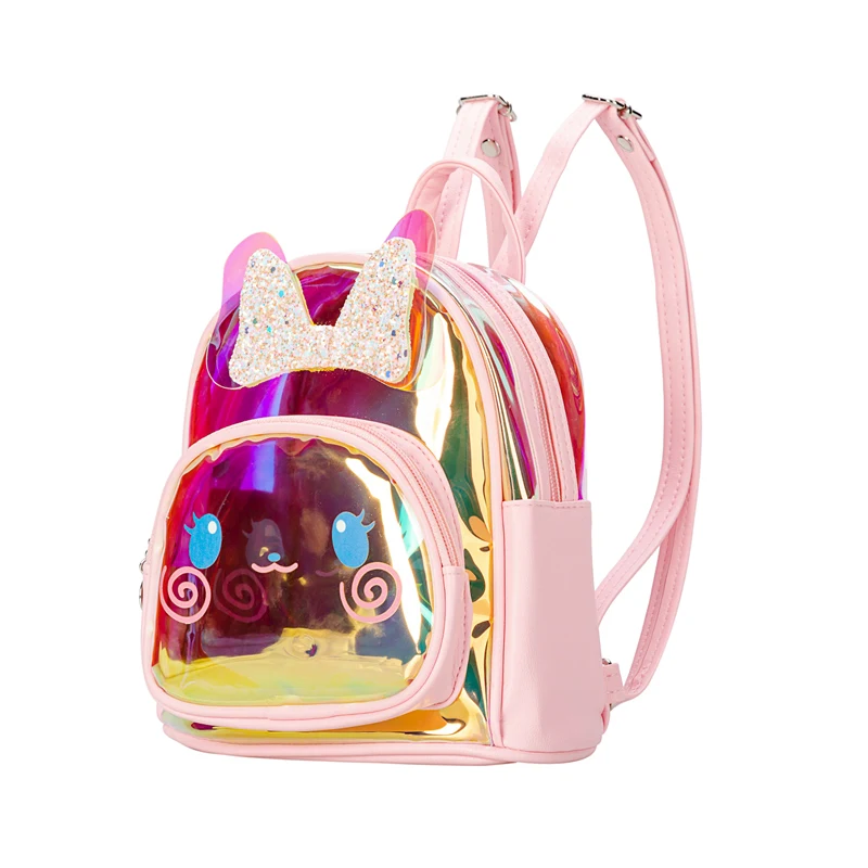 Детский рюкзак из ПУ кожи на молнии с двумя ремешками | Багаж и сумки