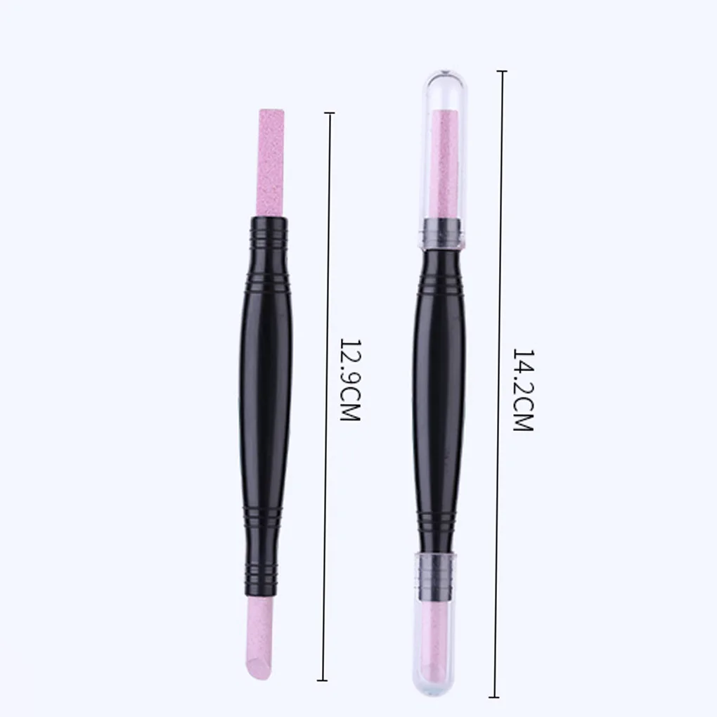 

Nail Quartz Pen Double-headed Multi-purpose Repair Polishing Pen Grinding Bar Nail Art Supplies