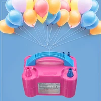 balloon air pump 220v 240v electric high power two nozzle air blower balloon inflator pump fast portable inflatable tool