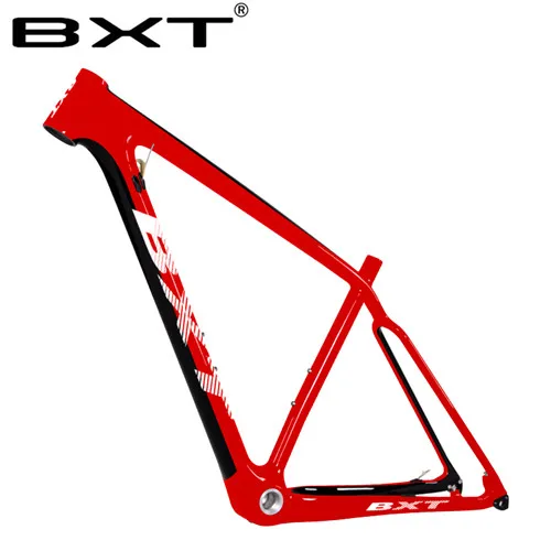 half red 1 29er T800 полная рама карбоновая для горного велосипеда 148*12 мм MTB BOOST углеродная рама для велосипеда части BSA - Цвет: half red 1