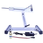 Самодельный поршневой линейный двигатель в комплекте, подставка из алюминиевого сплава, регулировка скорости, адаптер питания, свободный концевой разъем