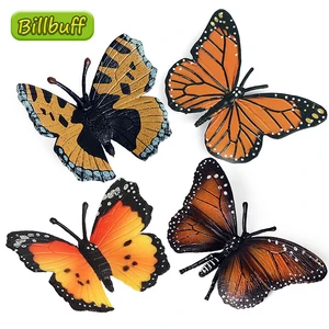 2020 моделирование насекомые, животные ПВХ бабочки модель фигурки, коллекция миниатюрных познавательных образовательных игрушек для детей