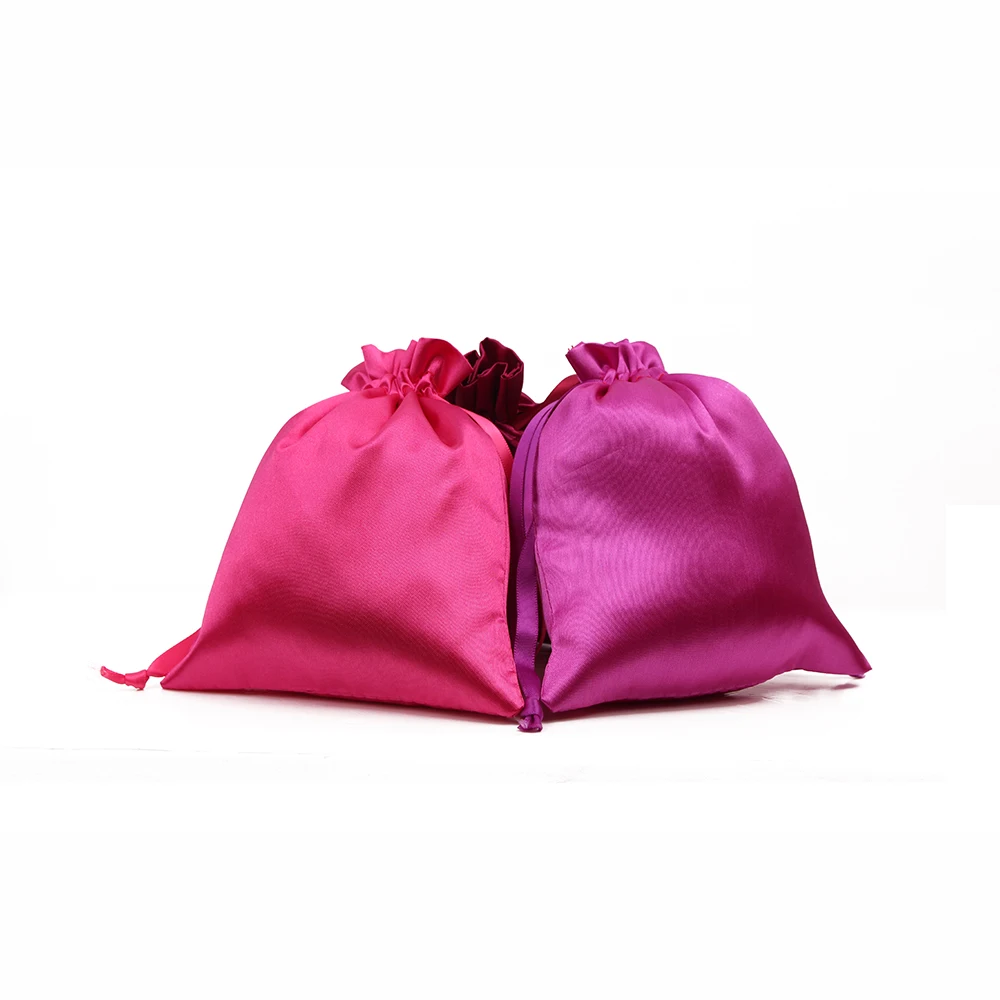 300 шт. белая атласная сумка на шнурке ткань для ювелирных изделий оптовая продажа