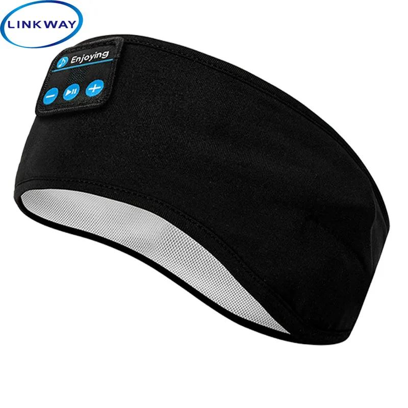 Спортивная Bluetooth гарнитура Linkway для сна повязка на голову подходит боковых бега