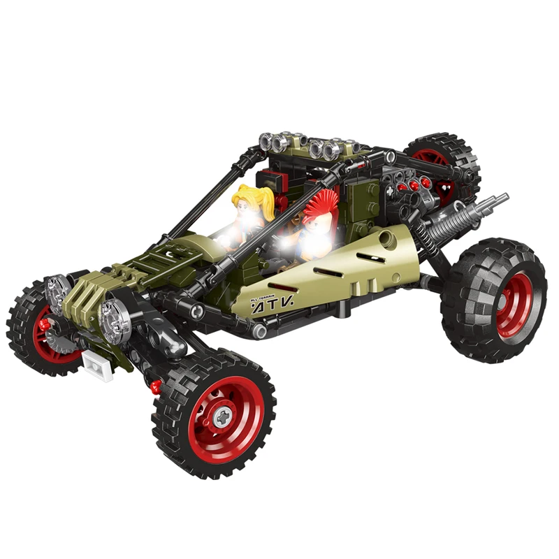 

Off-road Vehicle Car Series All Terrain Vehicle Set Building Blocks Model Bricks High-Tech City Toys For Kids Educational Gifts