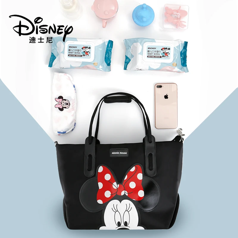 

Disney Baby Diaper Bag Tote Multifunctional Package Portable Nappy Bag Waterproof Travel High Capacity Stroller Bags