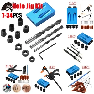 Наклонный фиксатор отверстий, направляющий зажим для сверл, 15 градусов, 7-34 шт.