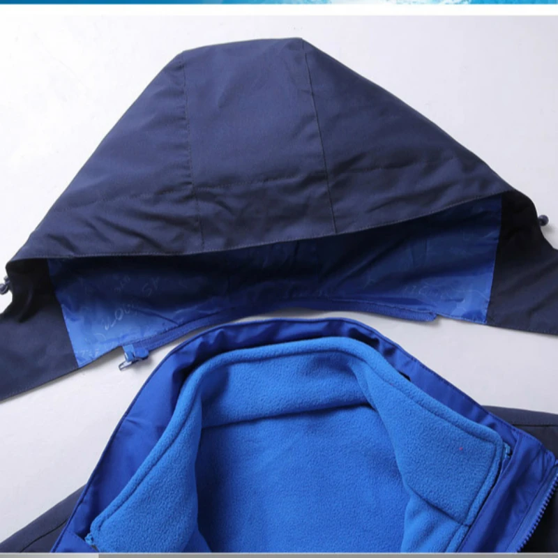 Парный комплект из двух предметов водонепроницаемая куртка с вышивкой дождевая