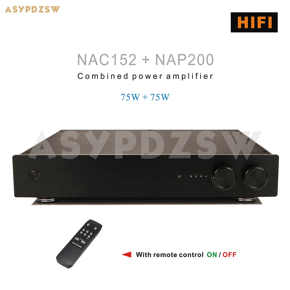 Новый комбинированный стерео усилитель мощности NAC152 + NAP200 на NAIM 75 Вт с пультом