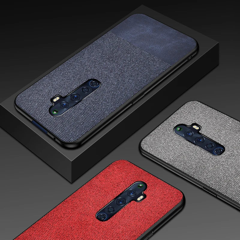 Чехол для телефона OPPO Reno 2Z ткань Жесткий ПК ударопрочный бронированный чехол