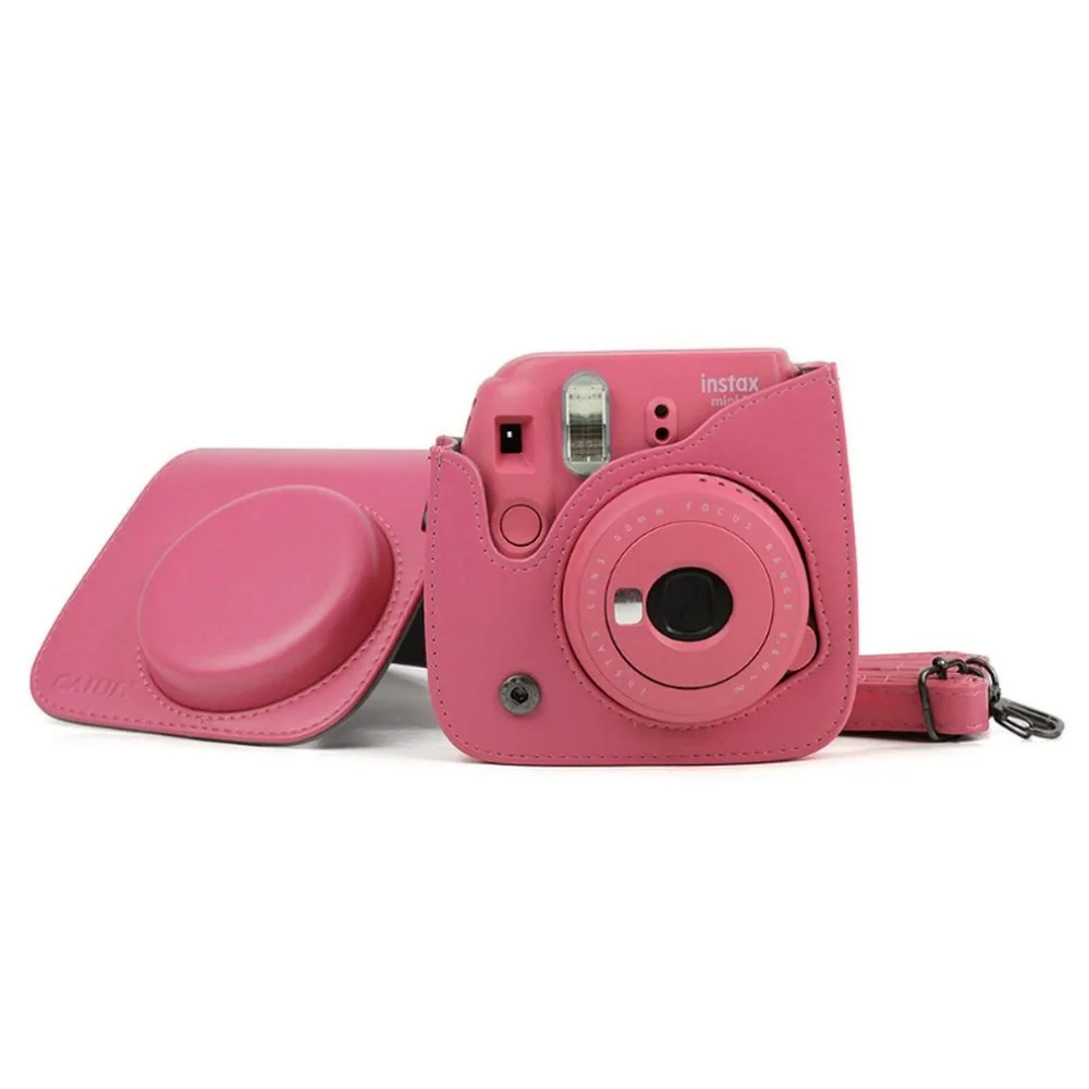 Для Fujifilm Fuji Instax Mini 8 9 пленка для камеры из искусственной кожи сумка наплечный чехол Защитная цветная сумка