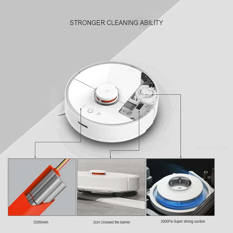 XIAOMI roborock s50 s55 xiaomi mi mijia робот-пылесос 2 робота-пылесоса для влажной уборки роботы xiaomi roborock для дома Автоматическая подметание пыли Стерилизация APP Smart Planned Wash Mopping
