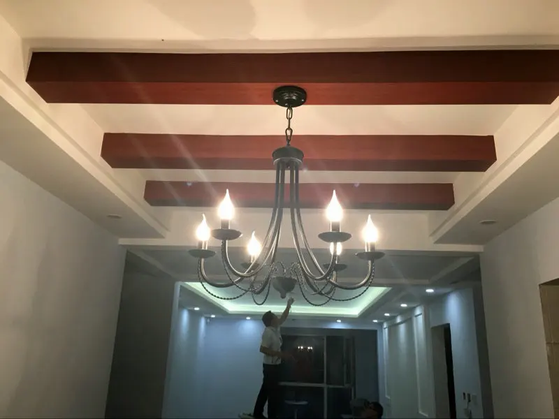 Арт салон бар люстра led канделябро лампа канделябр кантри детская комната люстры