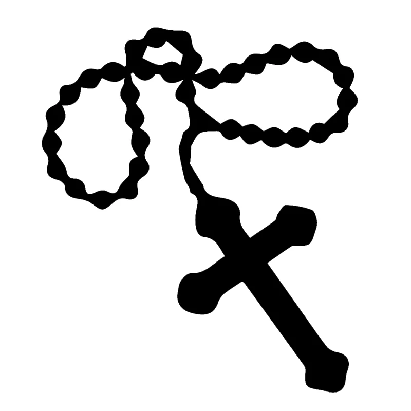 Стильный автомобиль Devout Faith жемчужное ожерелье четки Святой Бог Иисус забавная